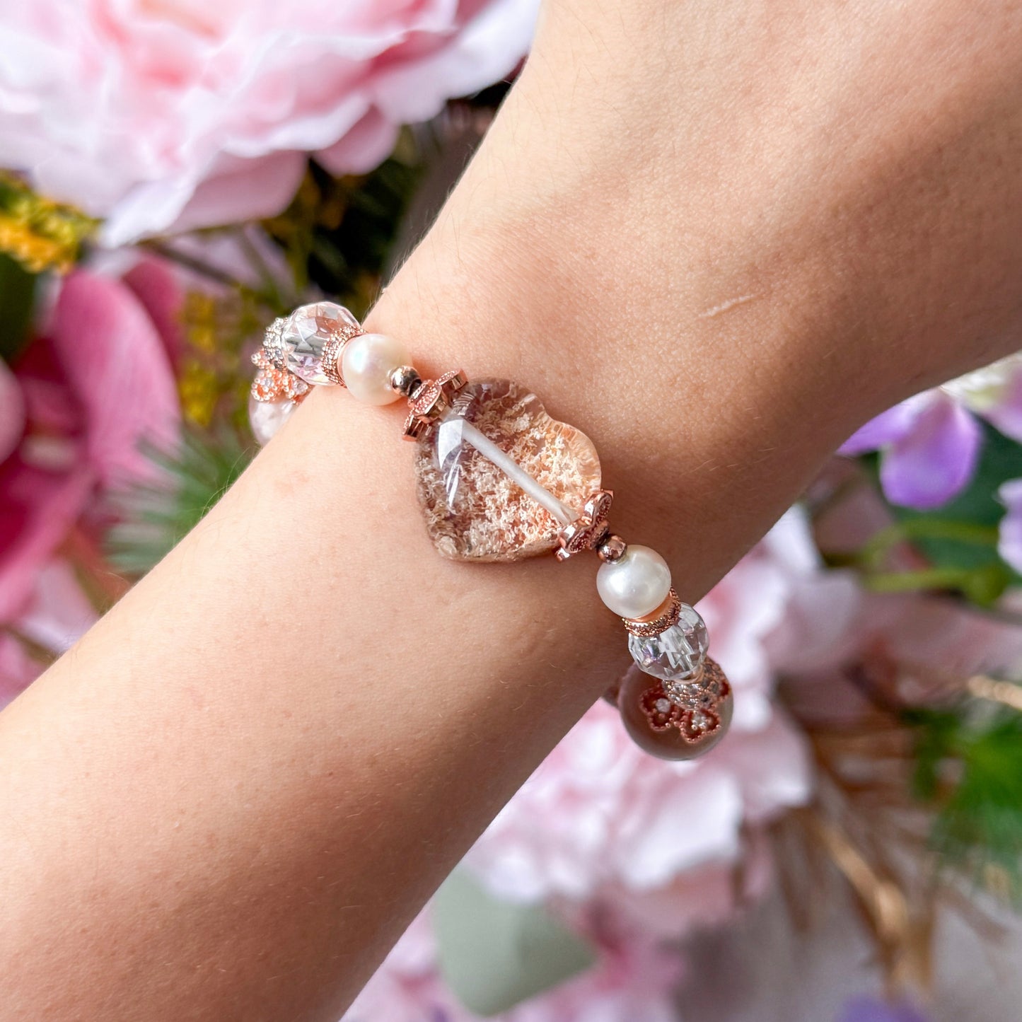 Phantom Quartz x Sakura Agate