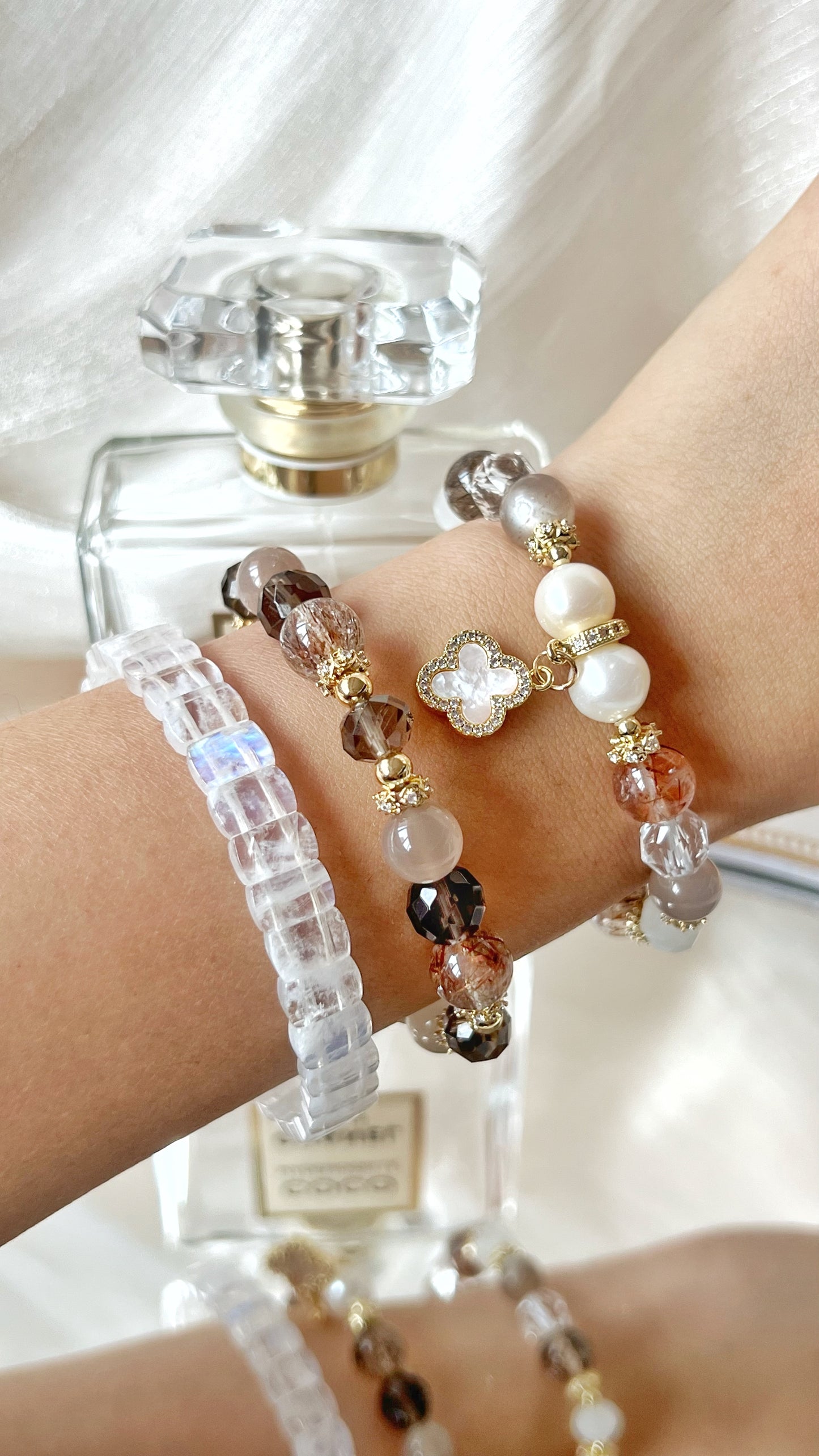 Dainty Dusk (Dark theme) Crystal Bracelet