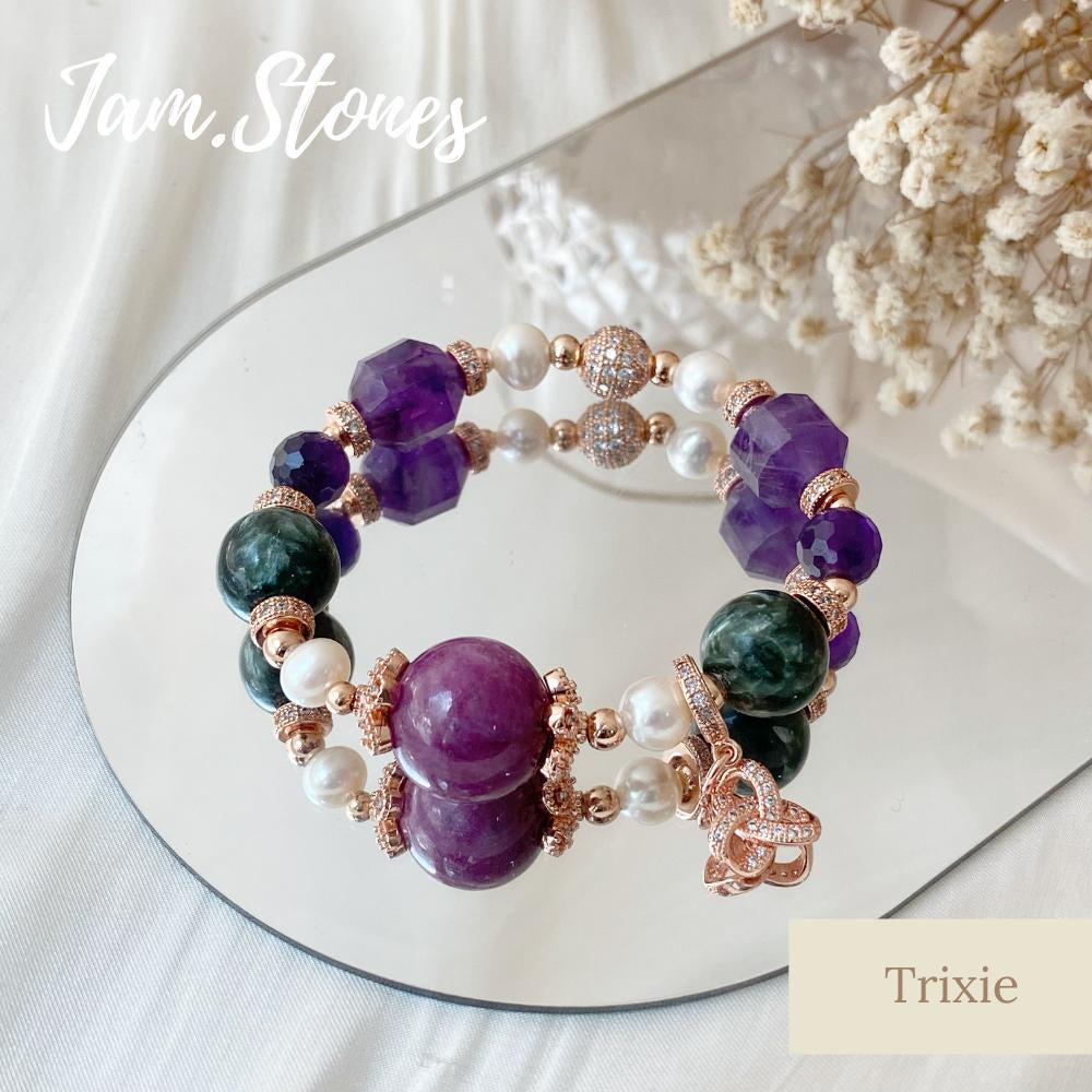 Trixie Crystal Bracelet (Protection, Motivation and Weight-loss)