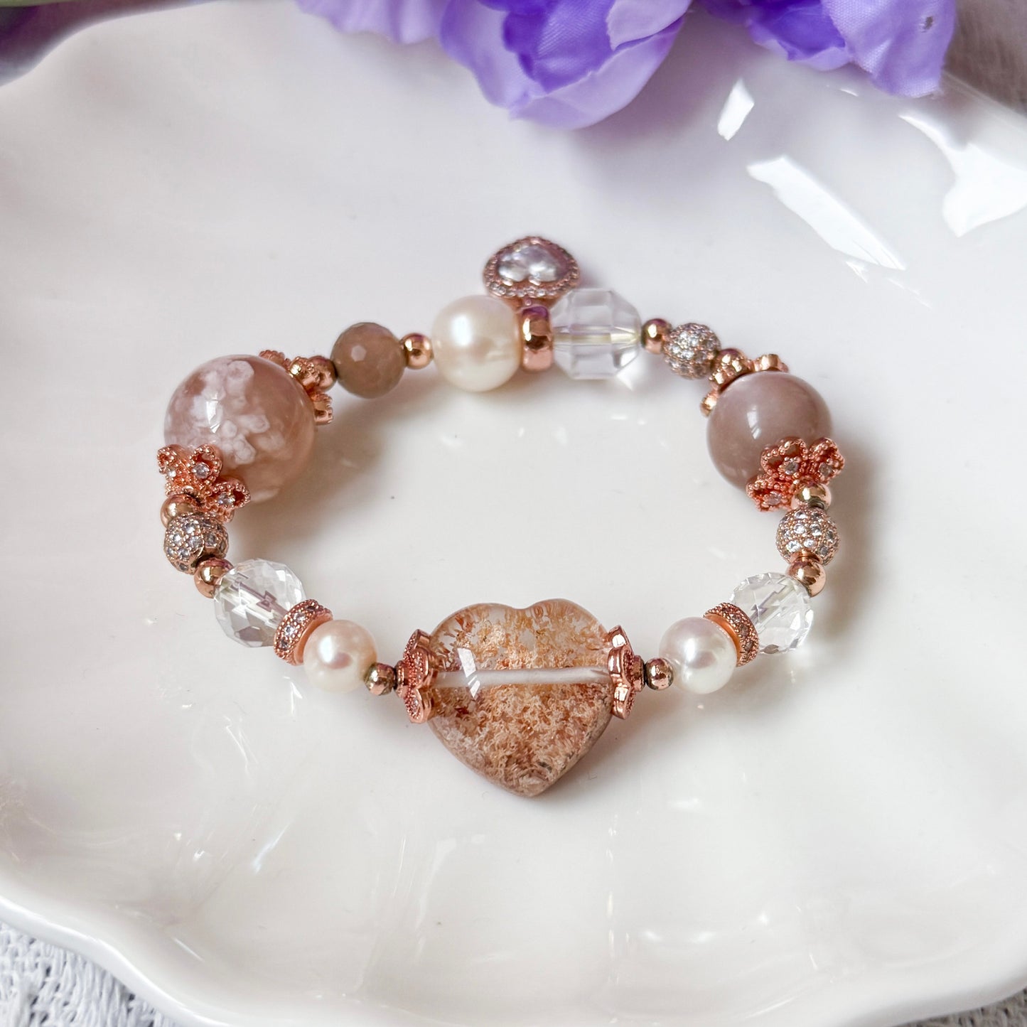 Phantom Quartz x Sakura Agate