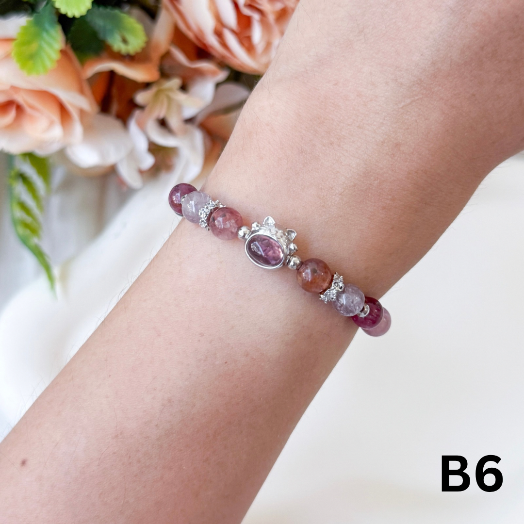 Tourmaline Fumao x Coral Spinel Series