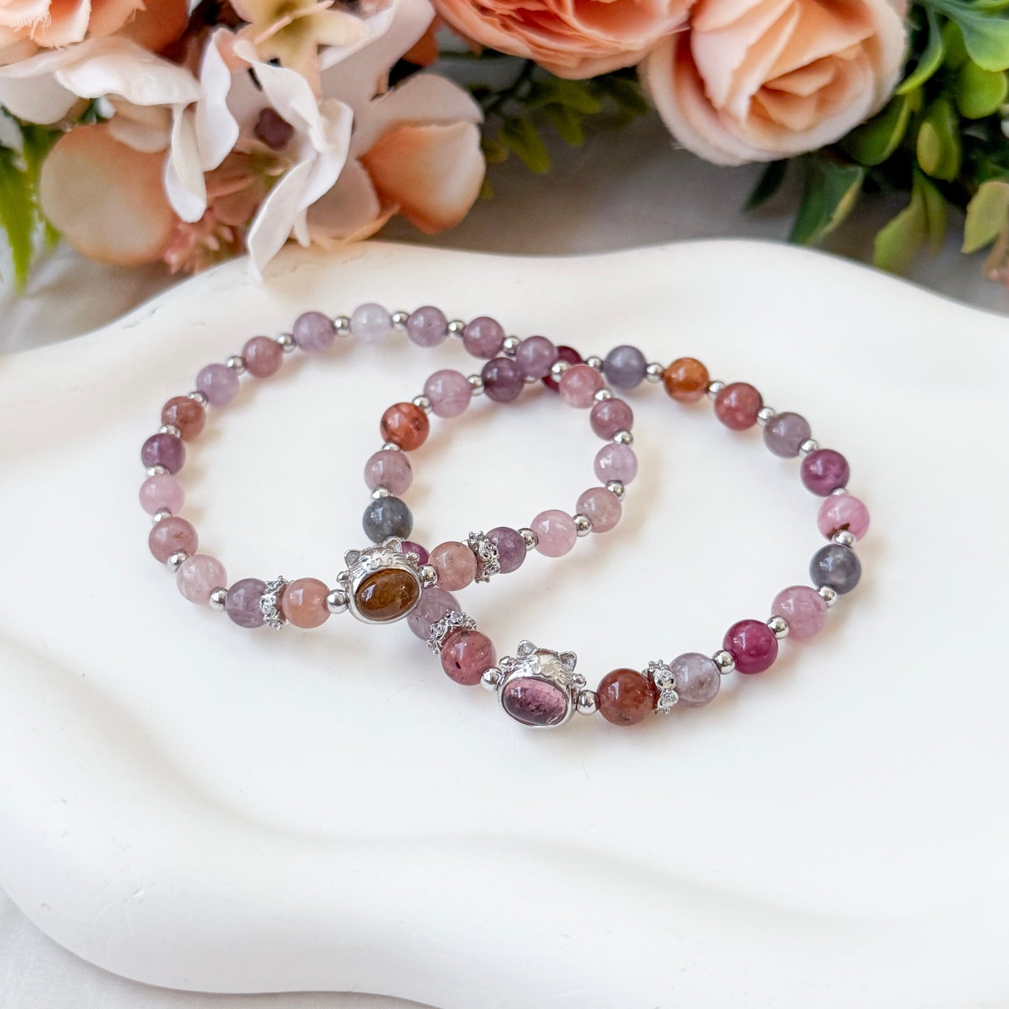 Tourmaline Fumao x Coral Spinel Series