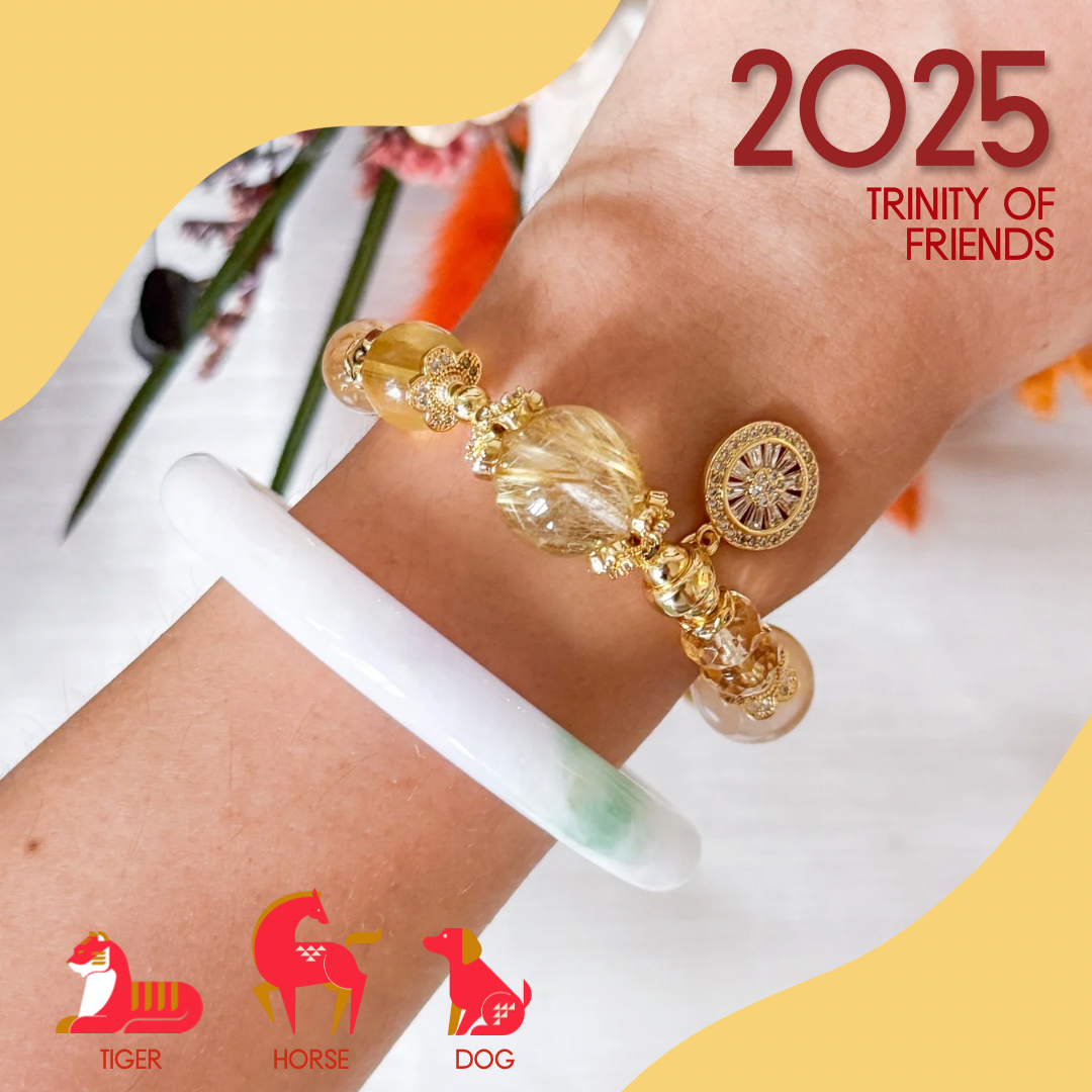 2025 Trinity Zodiac Bracelet - Tiger, Horse, Dog