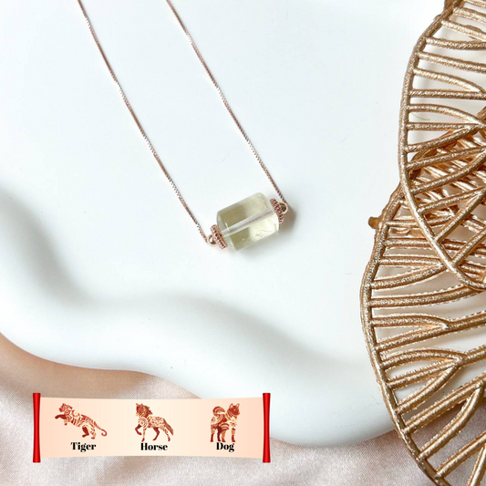 2025 Zodiac Necklace: Tiger, Horse, Dog