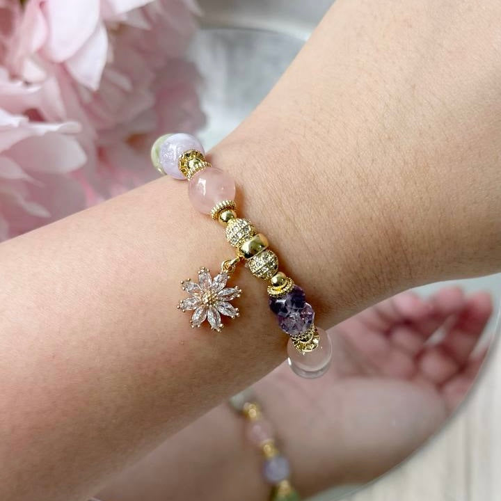 Blooming Huat Crystal Bracelet | Lunar Collectives