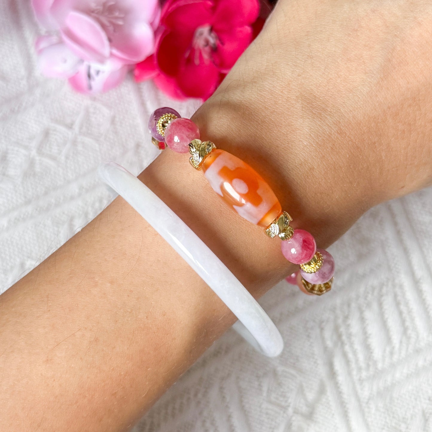 TanChen 3-Eye Dzi Bracelet