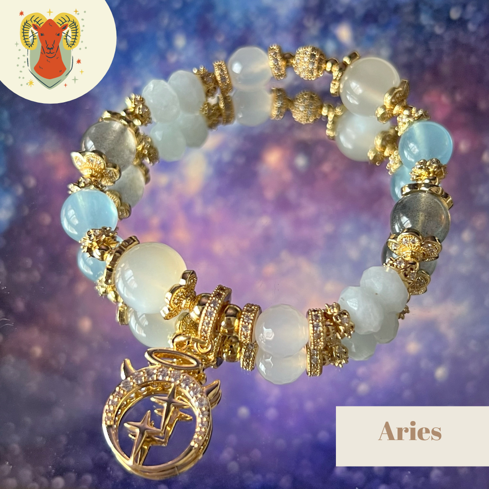 Aries ♈ (March 21 – April 19)- Horoscope Bracelet