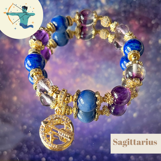 Sagittarius ♐ (November 22 – December 21) - Horoscope Bracelet
