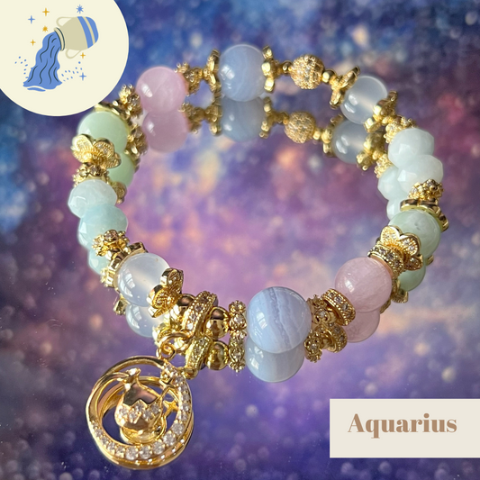 Aquarius ♒ (January 20 – February 18)- Horoscope Bracelet