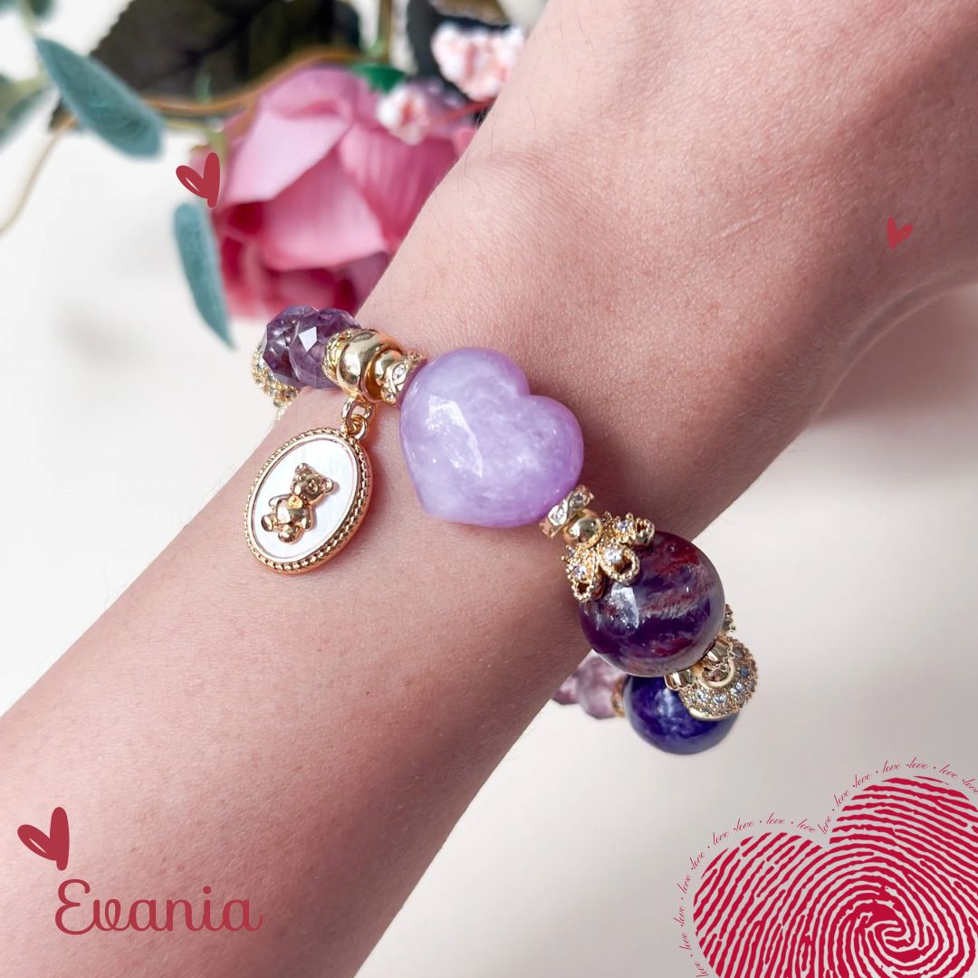 Evania Crystal Bracelet | Eternal Hearts