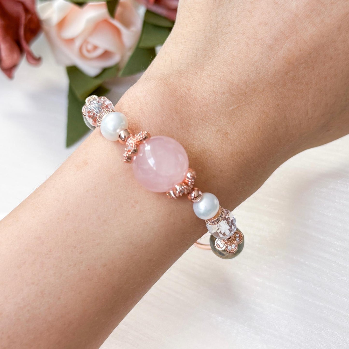 Rose Crystal Bracelet