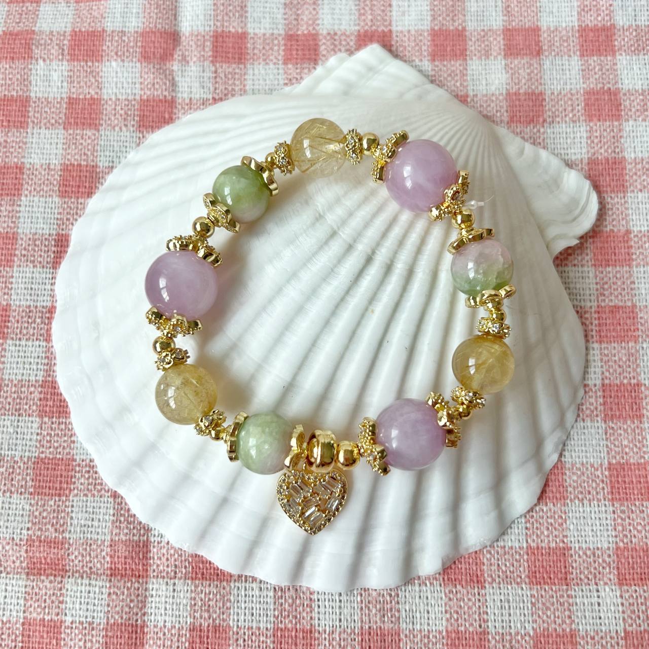 Watermelon Crystal Bracelet