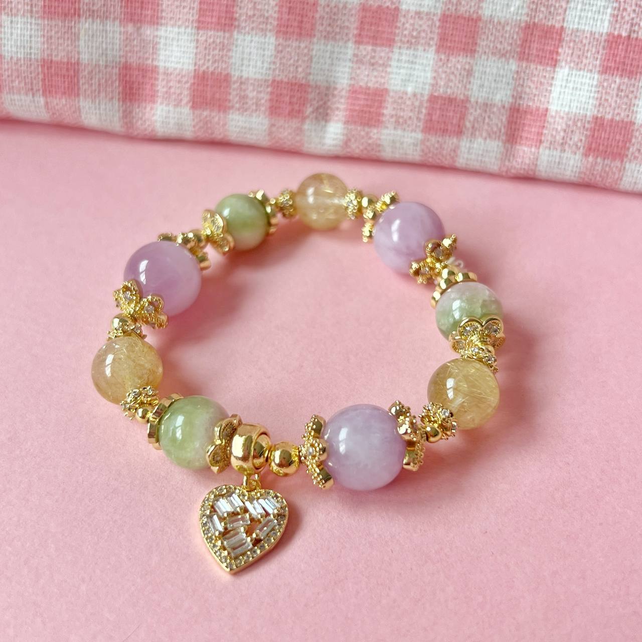 Watermelon Crystal Bracelet