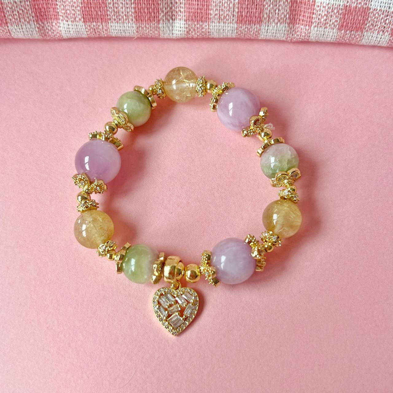 Watermelon Crystal Bracelet