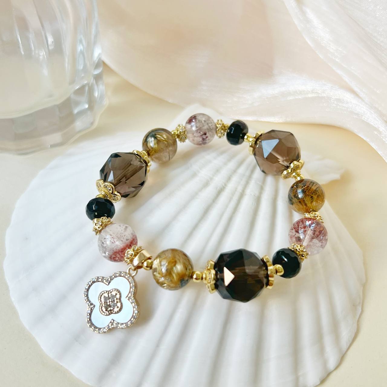 Chantal Crystal Bracelet🖤⚭🎒