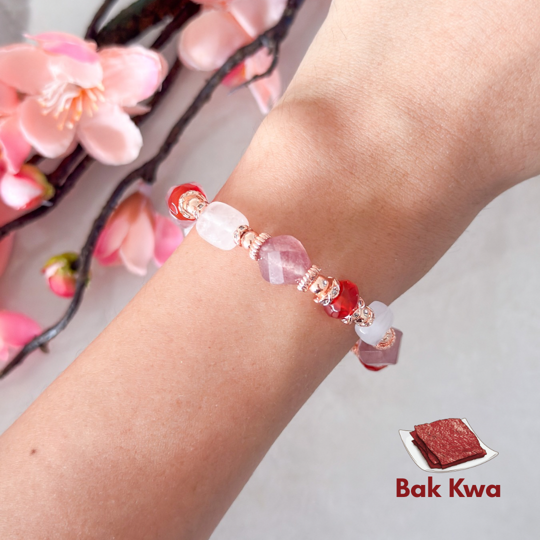 Bak Kwa Crystal Bracelet | CNY Goodies Collection
