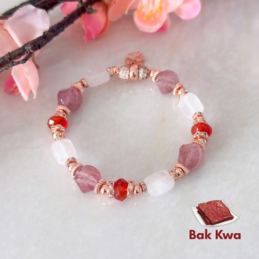 Bak Kwa Crystal Bracelet | CNY Goodies Collection