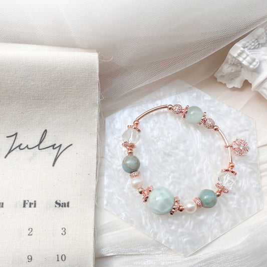 Bless Crystal Bracelet [Wisdom & Luck]