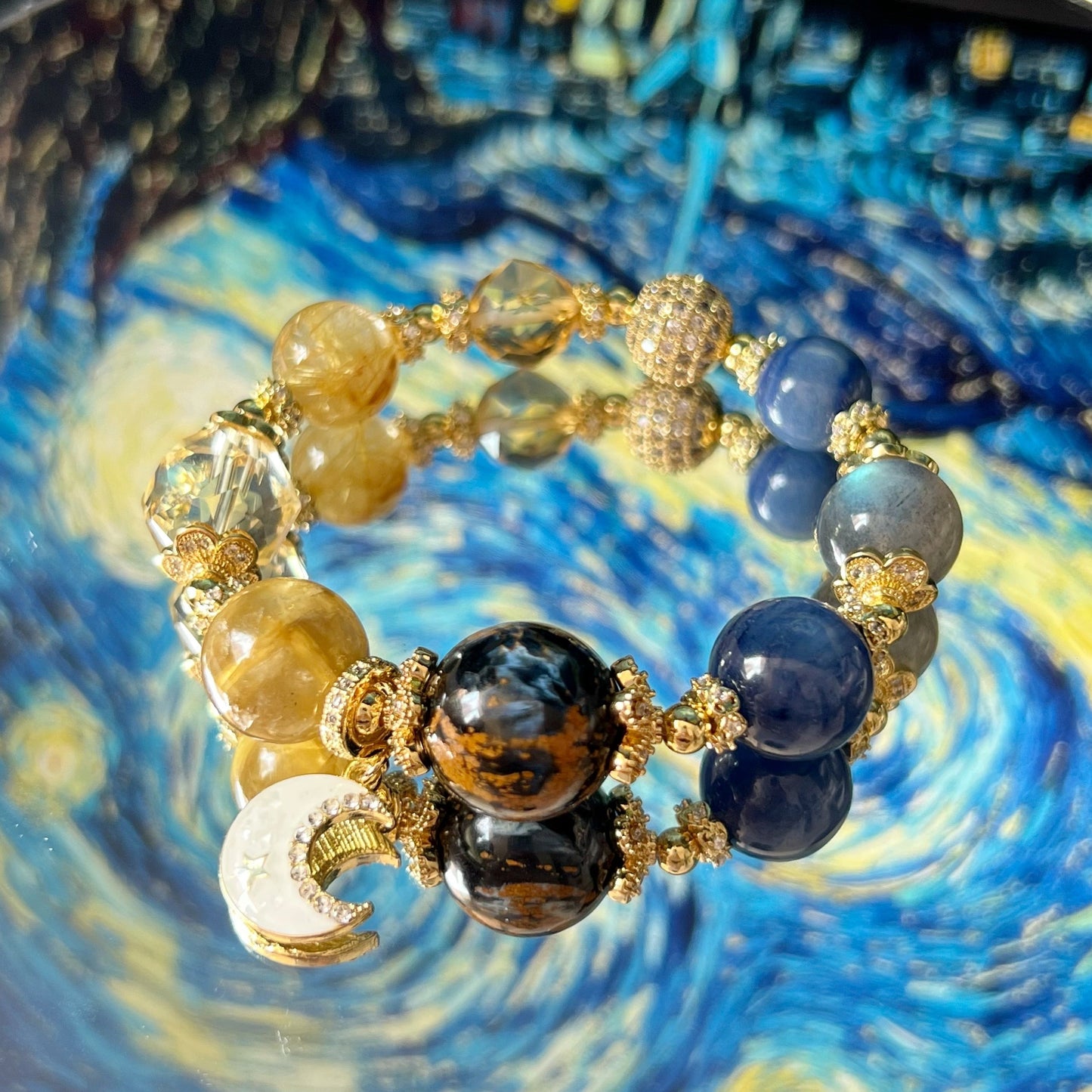 Starry crystal Bracelet ✨🌙🌌