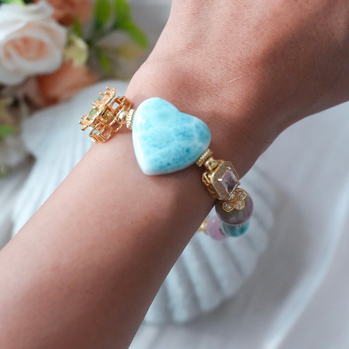 Fancy Larimar Heart