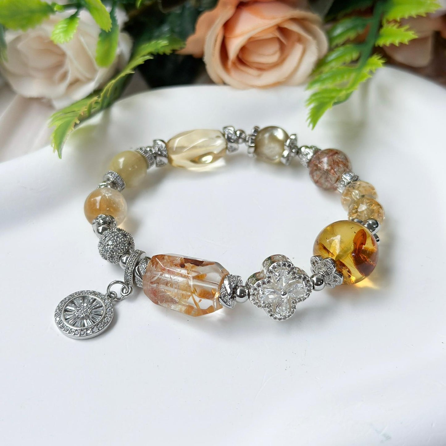 Rilakkuma Crystal Bracelet [Sanrio-Inspired]