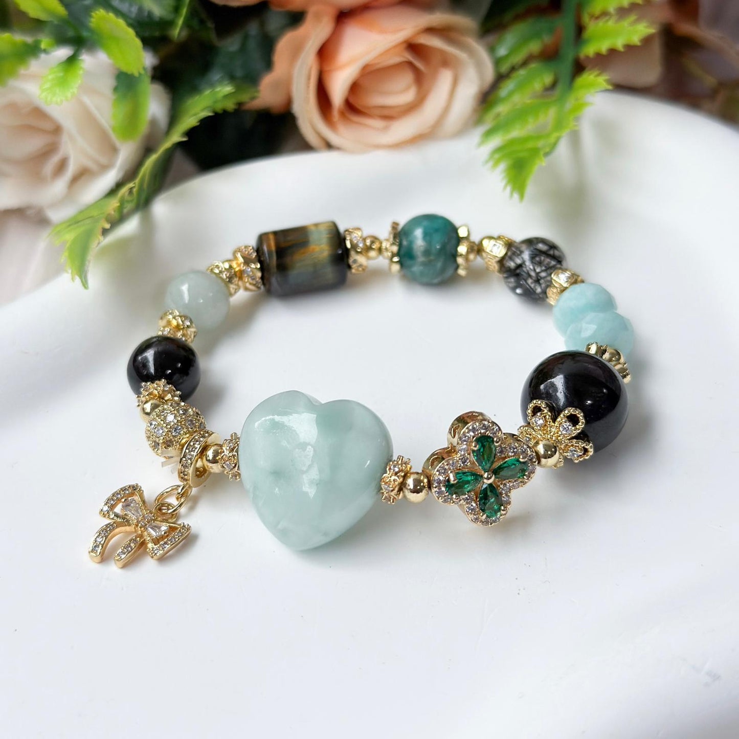 Keroppi Crystal Bracelet [Sanrio-Inspired]