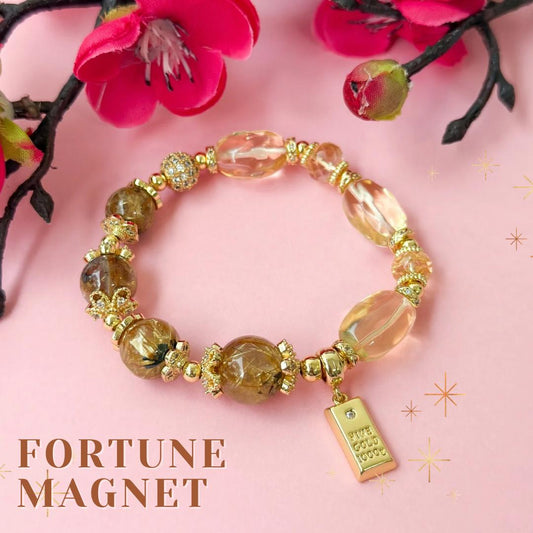 Fortune Magnet Crystal Bracelet | Lunar Collectives