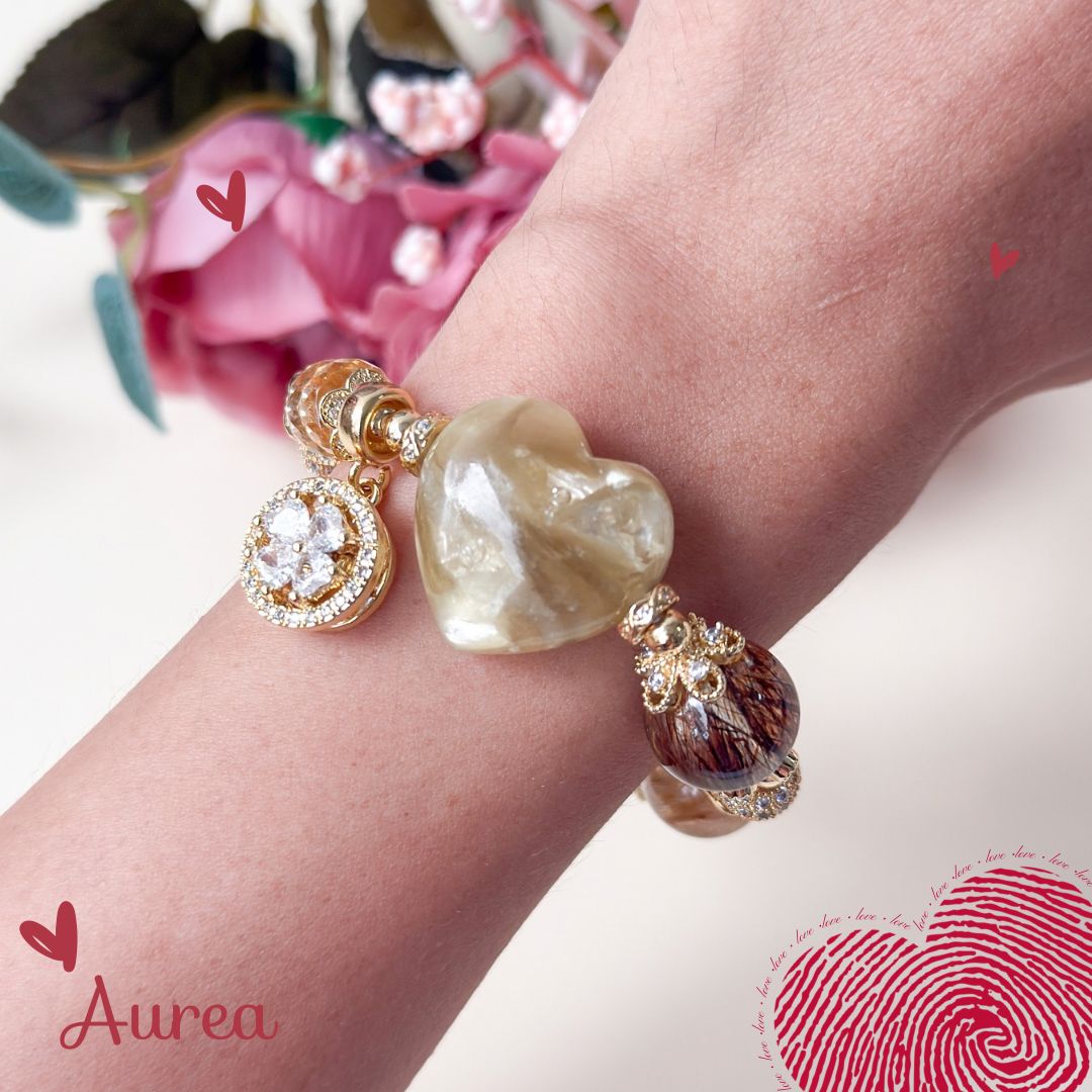 Aurea Crystal Bracelet | Eternal Hearts