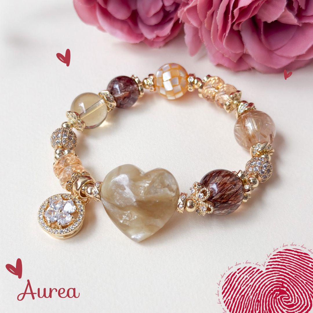 Aurea Crystal Bracelet | Eternal Hearts