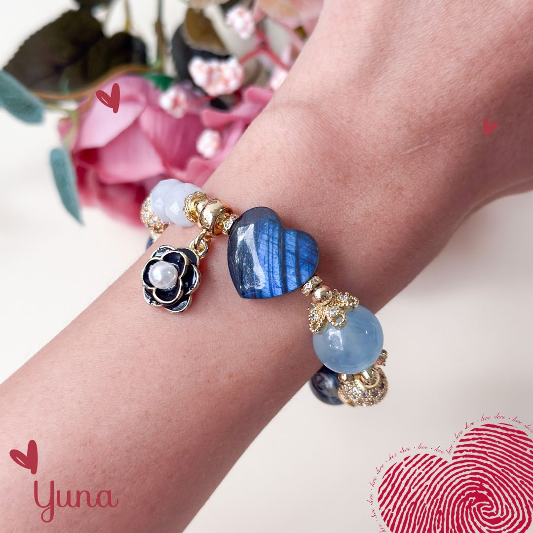 Yuna Crystal Bracelet | Eternal Hearts