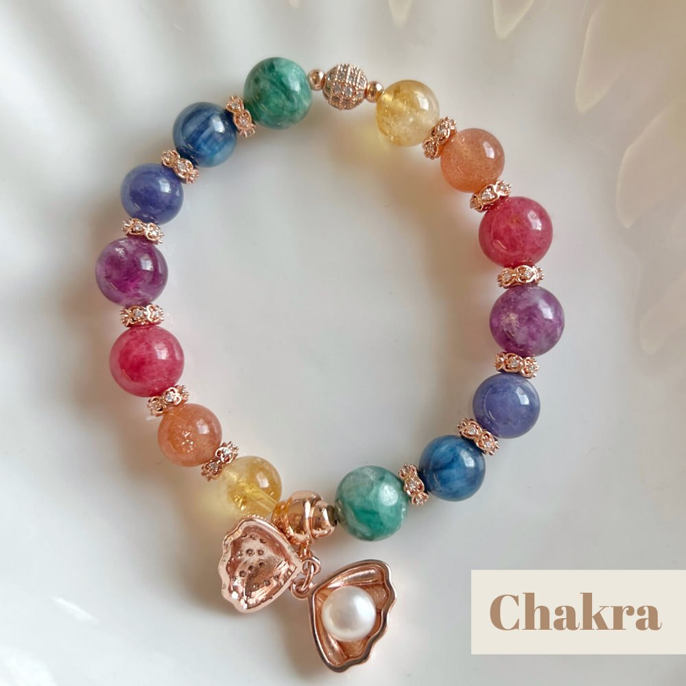 Rainbow on sale chakra bracelet