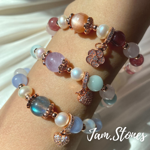 Crystal Charm Full Bracelets Stackers